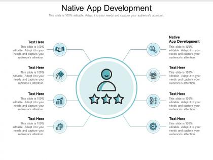 Native app development ppt powerpoint presentation outline cpb