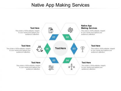 Native app making services ppt powerpoint presentation show slide download cpb