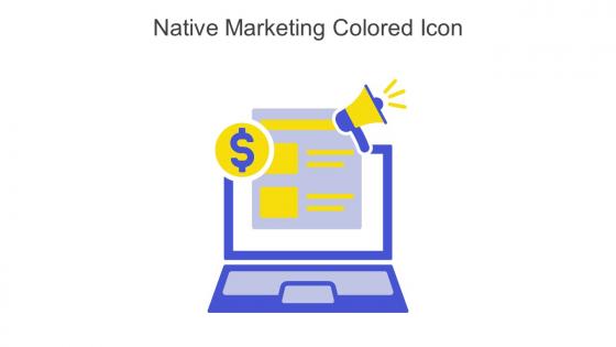 Native Marketing Colored Icon In Powerpoint Pptx Png And Editable Eps Format