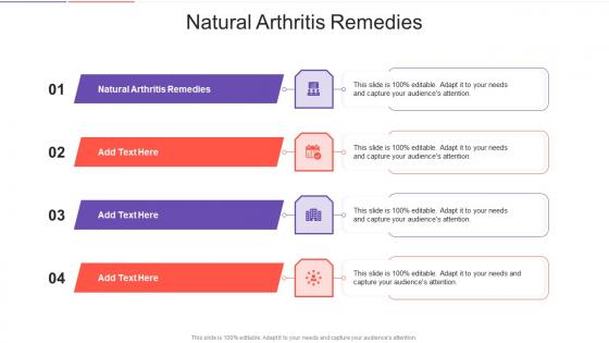 Natural Arthritis Remedies In Powerpoint And Google Slides Cpb