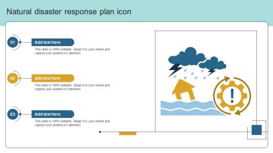 Natural Disaster Response Plan Icon