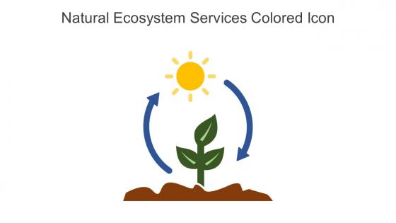 Natural Ecosystem Services Colored Icon In Powerpoint Pptx Png And Editable Eps Format