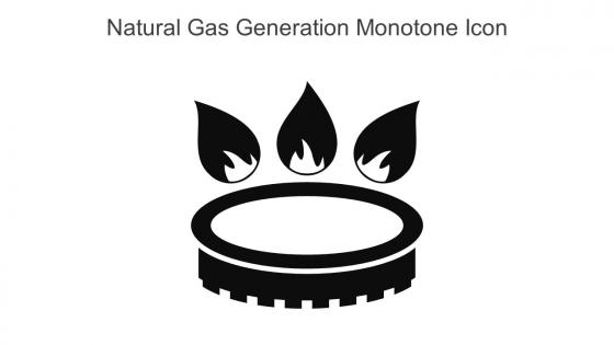 Natural Gas Generation Monotone Icon In Powerpoint Pptx Png And Editable Eps Format