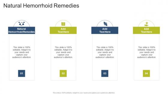 Natural Hemorrhoid Remedies In Powerpoint And Google Slides Cpb