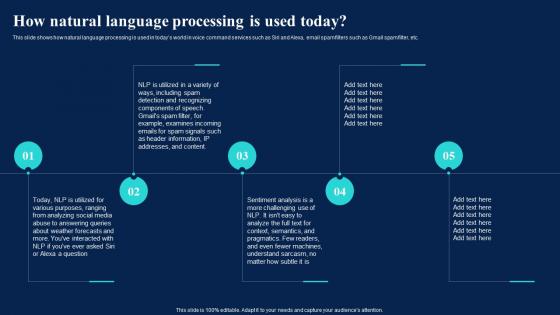 Natural Language AI How Natural Language Processing Is Used Today Ppt Portfolio Ideas