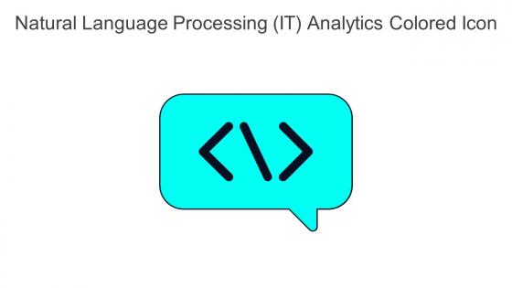 Natural Language Processing IT Analytics Colored Icon In Powerpoint Pptx Png And Editable Eps Format