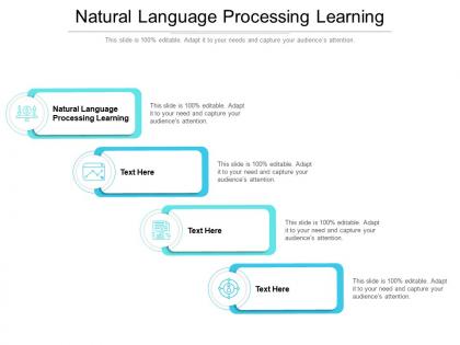 Natural language processing learning ppt powerpoint presentation pictures inspiration cpb