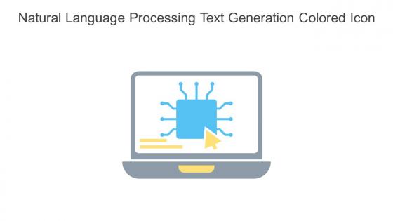 Natural Language Processing Text Generation Colored Icon In Powerpoint Pptx Png And Editable Eps Format