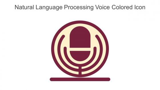 Natural Language Processing Voice Colored Icon In Powerpoint Pptx Png And Editable Eps Format