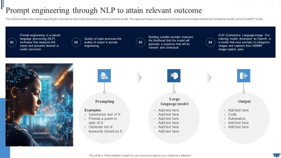 Natural Language Prompt Engineering Through NLP To Attain Relevant AI SS V