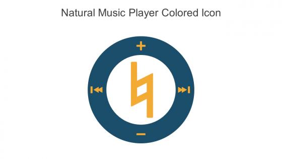 Natural Music Player Colored Icon In Powerpoint Pptx Png And Editable Eps Format