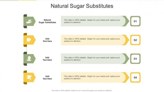 Natural Sugar Substitutes In Powerpoint And Google Slides Cpb