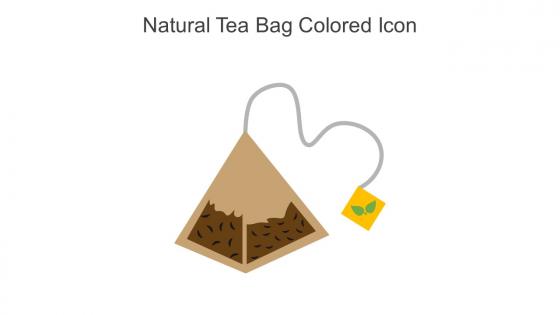 Natural Tea Bag Colored Icon In Powerpoint Pptx Png And Editable Eps Format