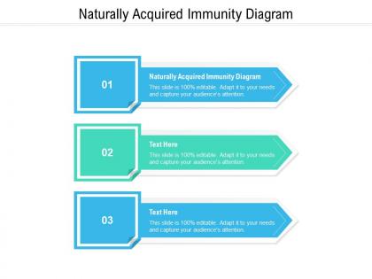 Naturally acquired immunity diagram ppt powerpoint presentation infographic template aids cpb