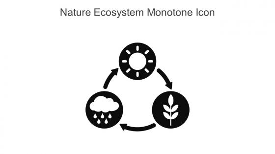 Nature Ecosystem Monotone Icon In Powerpoint Pptx Png And Editable Eps Format