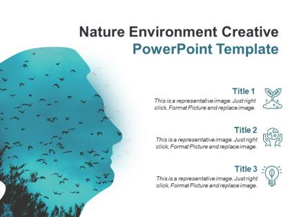 Nature environment creative powerpoint template