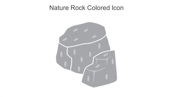 Nature Rock Colored Icon In Powerpoint Pptx Png And Editable Eps Format