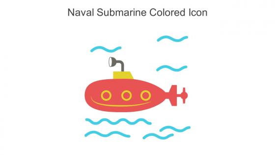 Naval Submarine Colored Icon In Powerpoint Pptx Png And Editable Eps Format