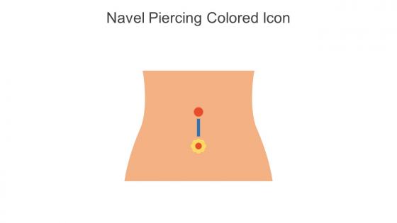 Navel Piercing Colored Icon In Powerpoint Pptx Png And Editable Eps Format