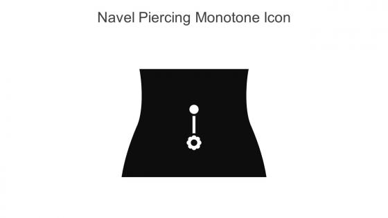 Navel Piercing Monotone Icon In Powerpoint Pptx Png And Editable Eps Format
