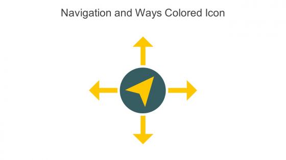 Navigation And Ways Colored Icon In Powerpoint Pptx Png And Editable Eps Format