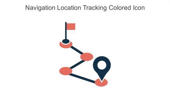 Navigation Location Tracking Colored Icon In Powerpoint Pptx Png And Editable Eps Format