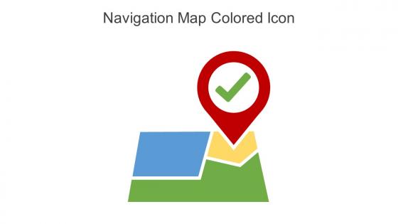 Navigation Map Colored Icon In Powerpoint Pptx Png And Editable Eps Format