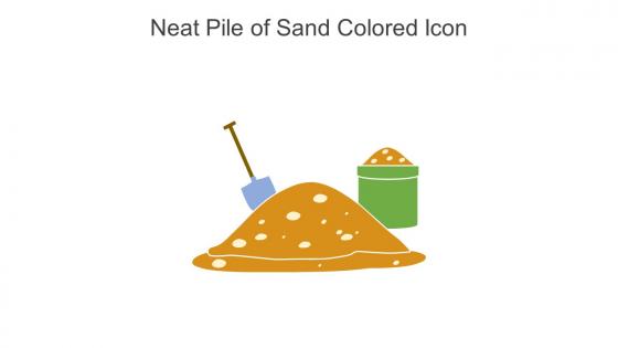 Neat Pile Of Sand Colored Icon In Powerpoint Pptx Png And Editable Eps Format