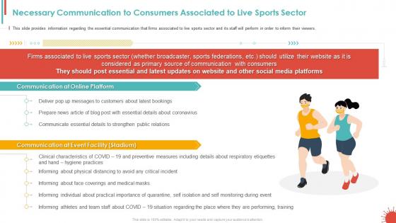 Necessary communication to consumers covid business survive adapt post recovery strategy live sports