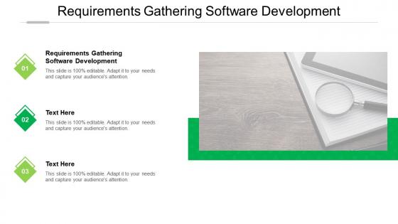 Necessities gathering software development ppt powerpoint presentation portfolio demonstration cpb