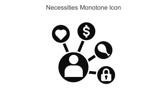 Necessities Monotone Icon In Powerpoint Pptx Png And Editable Eps Format