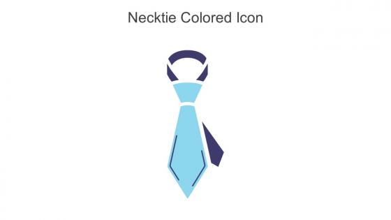 Necktie Colored Icon In Powerpoint Pptx Png And Editable Eps Format