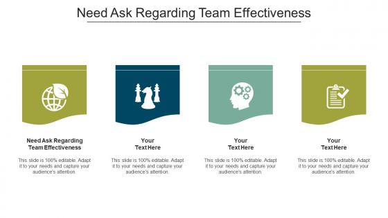 Need Ask Regarding Team Effectiveness Ppt Powerpoint Presentation Visual Aids Ideas Cpb