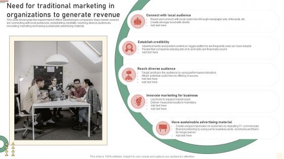 Need For Traditional Marketing In Organizations To Generate Approaches Of Traditional Media