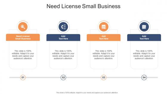 Need License Small Business In Powerpoint And Google Slides Cpb