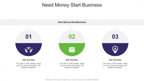 Need Money Start Business In Powerpoint And Google Slides Cpb