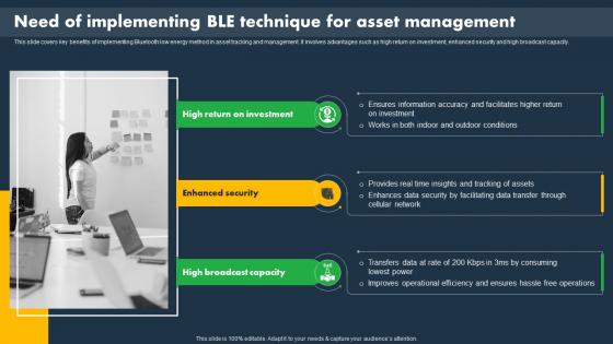 Need Of Implementing BLE Technique For Asset Management Asset Tracking And Monitoring Solutions