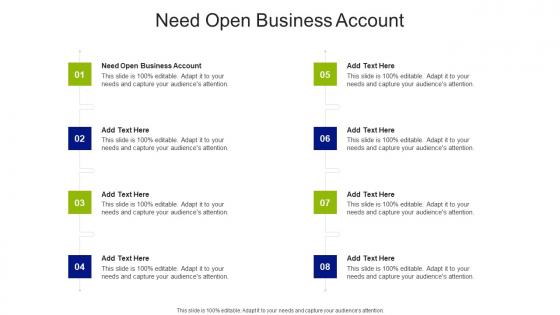 Need Open Business Account In Powerpoint And Google Slides Cpb