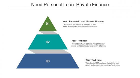 Need personal loan private finance ppt powerpoint presentation inspiration structure cpb