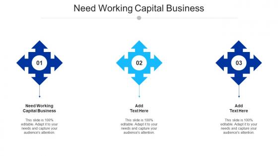 Need Working Capital Business Ppt Powerpoint Presentation Outline Structure Cpb