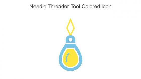 Needle Threader Tool Colored Icon In Powerpoint Pptx Png And Editable Eps Format