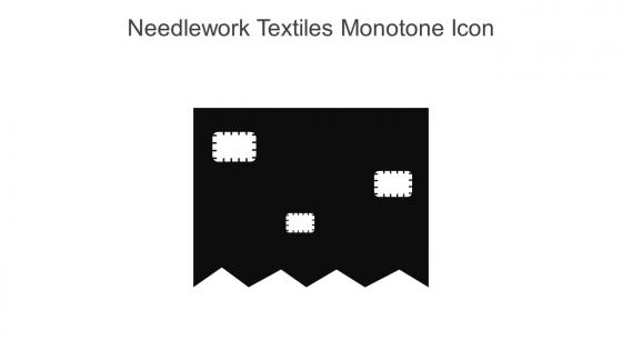 Needlework Textiles Monotone Icon In Powerpoint Pptx Png And Editable Eps Format