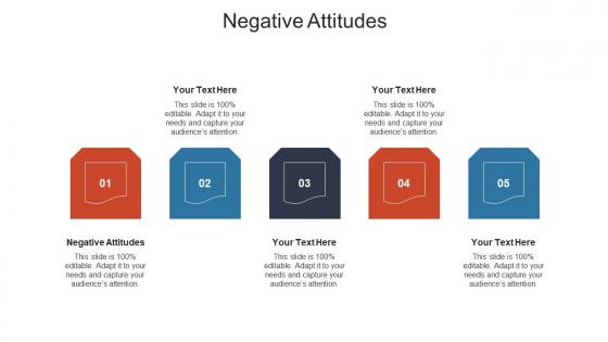 Negative attitudes ppt powerpoint presentation inspiration model cpb