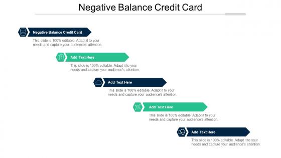 Negative Balance Credit Card Ppt Powerpoint Presentation Professional Portfolio Cpb