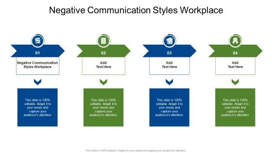Negative Communication Styles Workplace In Powerpoint And Google Slides Cpb