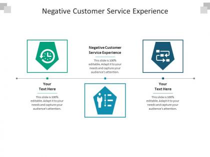 Negative customer service experience ppt powerpoint presentation professional templates cpb