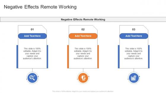 Negative Effects Remote Working In Powerpoint And Google Slides Cpb