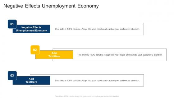 Negative Effects Unemployment Economy In Powerpoint And Google Slides Cpb