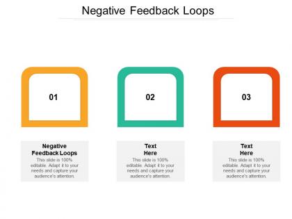 Negative feedback loops ppt powerpoint presentation visual aids portfolio cpb