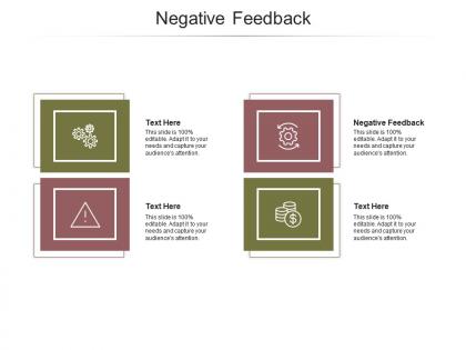 Negative feedback ppt powerpoint presentation summary template cpb